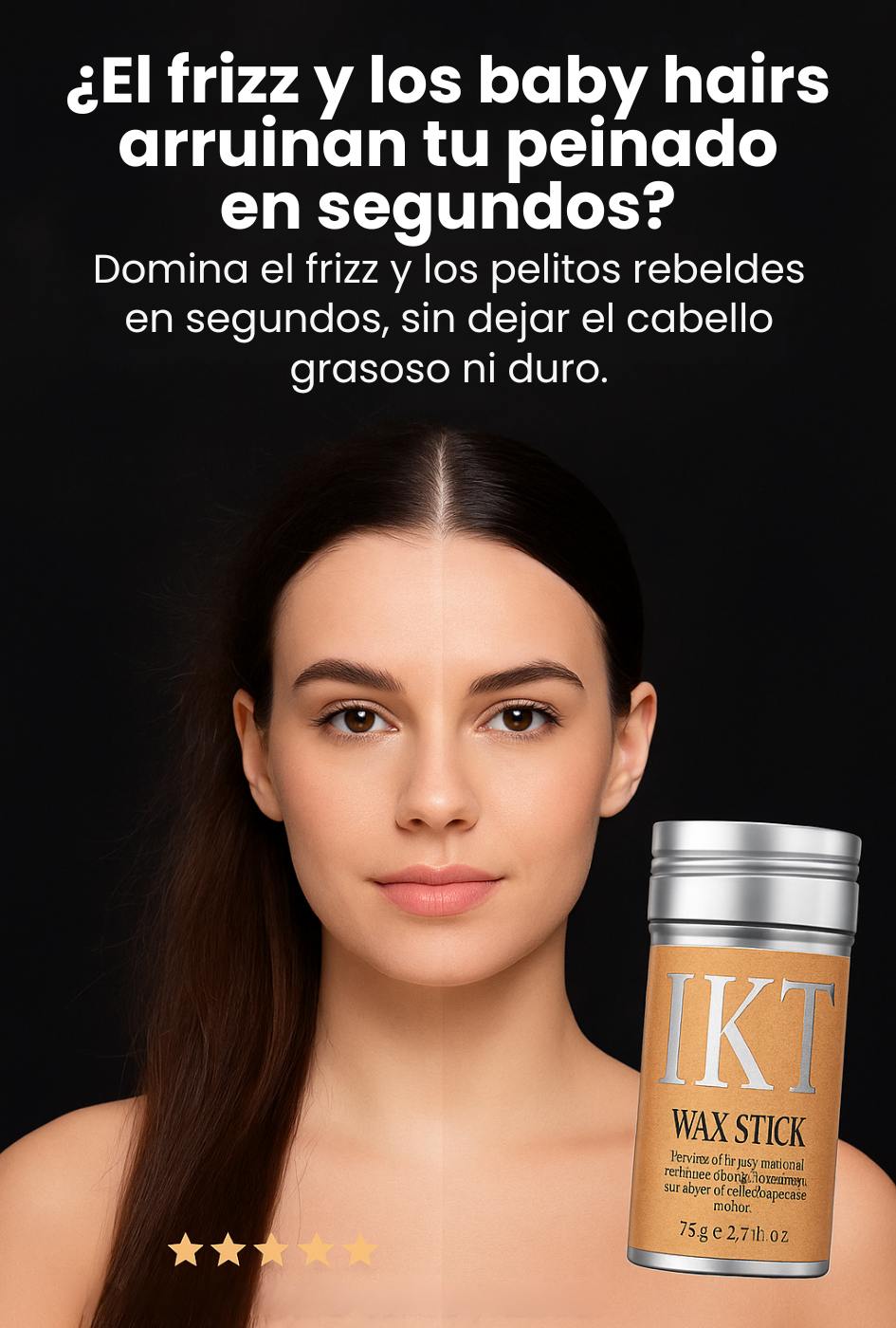 Wax Stick - Control total sin grasa: domina tu peinado con estilo natural