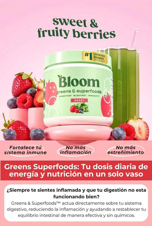 Bloom Greens & Superfoods (30 servicios)